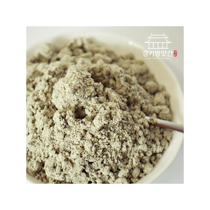 경기방앗간 국산 서리태가루 검은콩 가루 500g(볶은 검은콩 순수곡물100%) Gyeonggi Mill