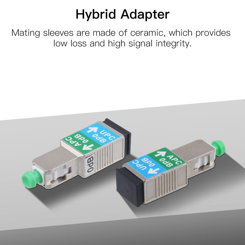 Duogalia Fiber Optic Adapter - SC/APC Female to SC/UPC Male