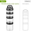 SELEWARE Portable Stackable Food Storage Containers for Snacks Formula Powder