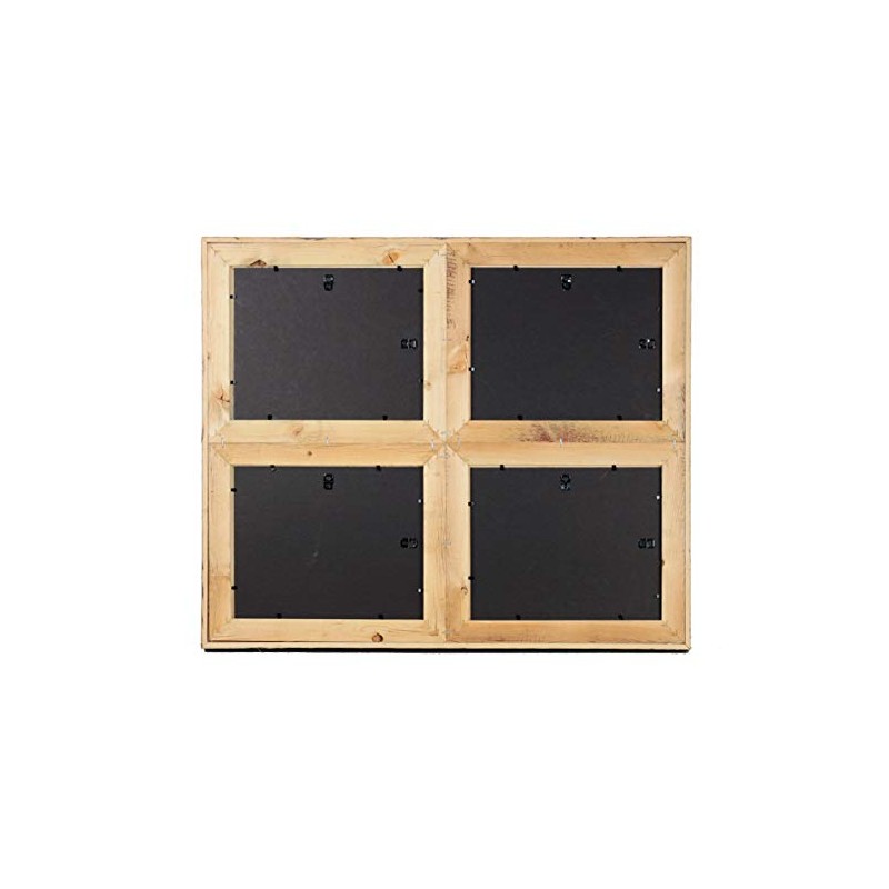 8x10-2.5" Wide Reclaimed Rustic Barnwood Collage Photo Frame - Holds