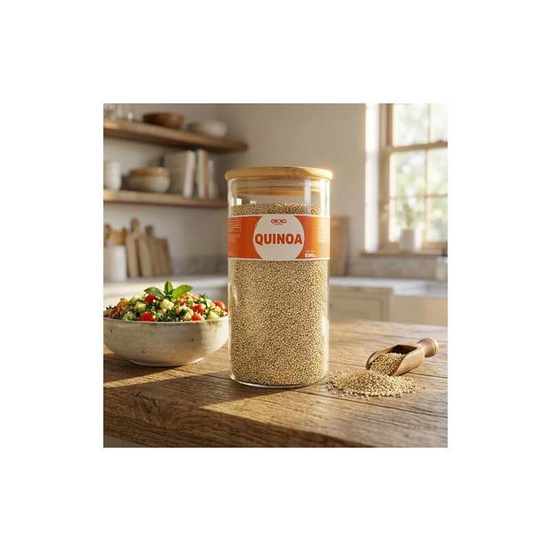 OKKO Quinoa Blanca, Jar 530 g