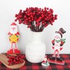 YiYa 36 Pcs Christmas Holly Berries Artificial Red Berry Stems