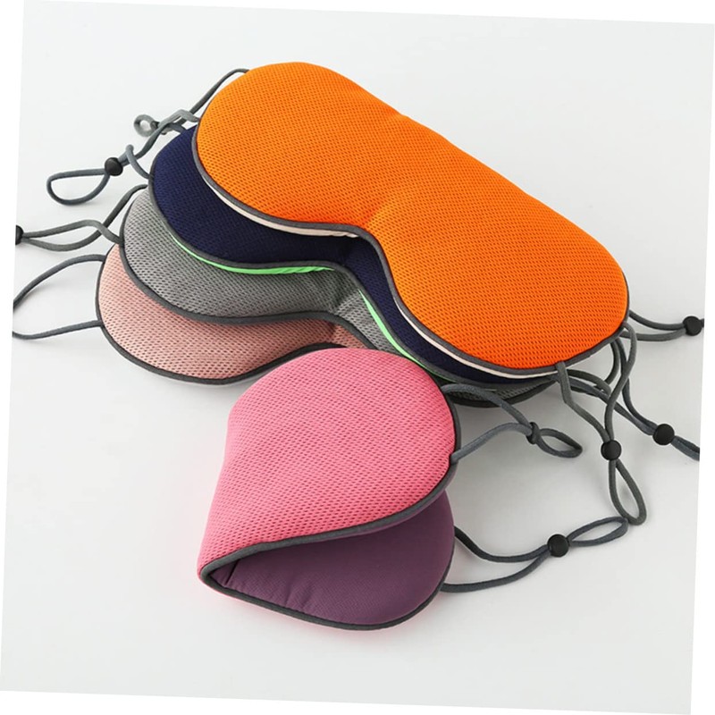 FRCOLOR 1pc Dual Use Silk Sleep Eye Mask Light Blocking