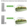 Garden Hoops Grow Tunnel, 12 Sets of 7FT Greenhouse Hoops
