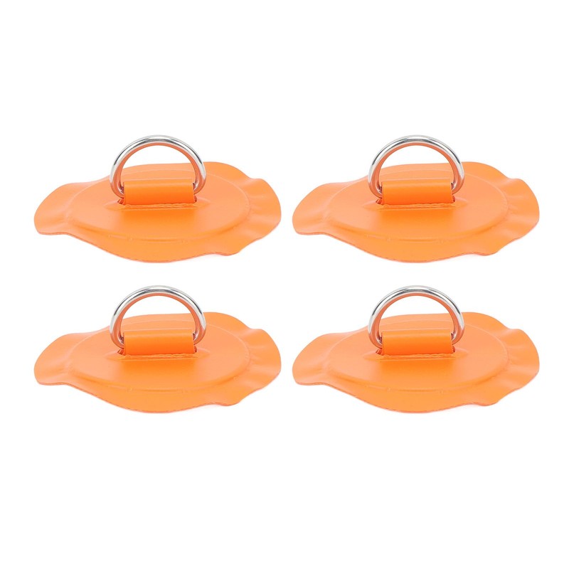 LIYJTK Inflatable Boats D Rings Patch, 4pcs Round PVC Patch