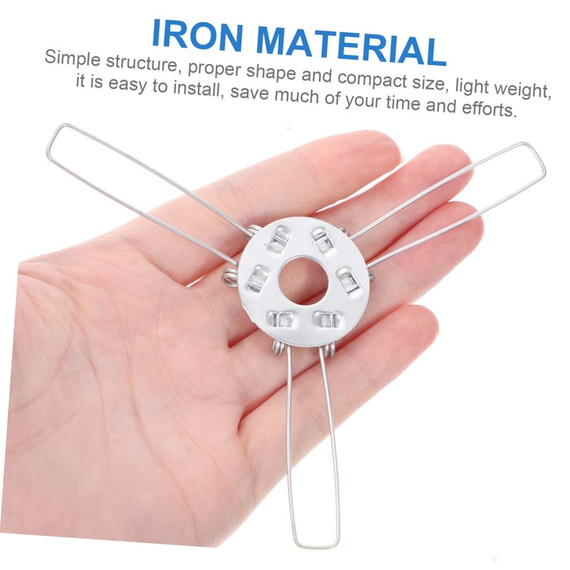 LALAFINA 20Pcs DIY Spring Clamp for Pendant Shade Clips Lampshade