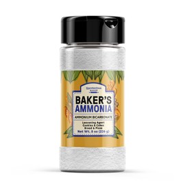 Unpretentious Baker's Ammonia, Ammonium Bicarbonate, Traditional Leavening Agent (8 Ounce)