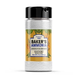 Unpretentious Baker's Ammonia, Ammonium Bicarbonate, Traditional Leavening Agent (8 Ounce)