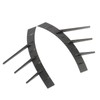 4Pcs Side Wheel Eyebrow Spoiler Stylish Rugged Bumper Side Wheel