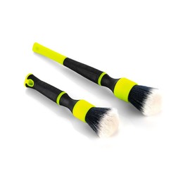 Detail Factory - TriGrip Ultra-Soft Detailing Brush Set - Scratch-Free Cleaning for Exterior, Interior Panels, Emblems, Badges, Gauges, Infotainment Screen - Octane Ectoplasm