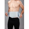 LOREY-LU10077 Breathable Back Support Elastic Mesh, silver, xx-large