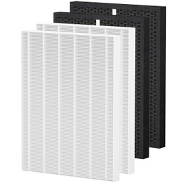 Alvamoyle HR900 Filter Replacement T, Compatible with Winix HR900 Air Purifier, Replaces Part #1712-0093-00 / Filters T, #1712-0094-00 / Filte-r U, 2 Pack