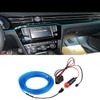 KIMISS DC 12V Car Panel Neon Lamp Strip Blue Cold