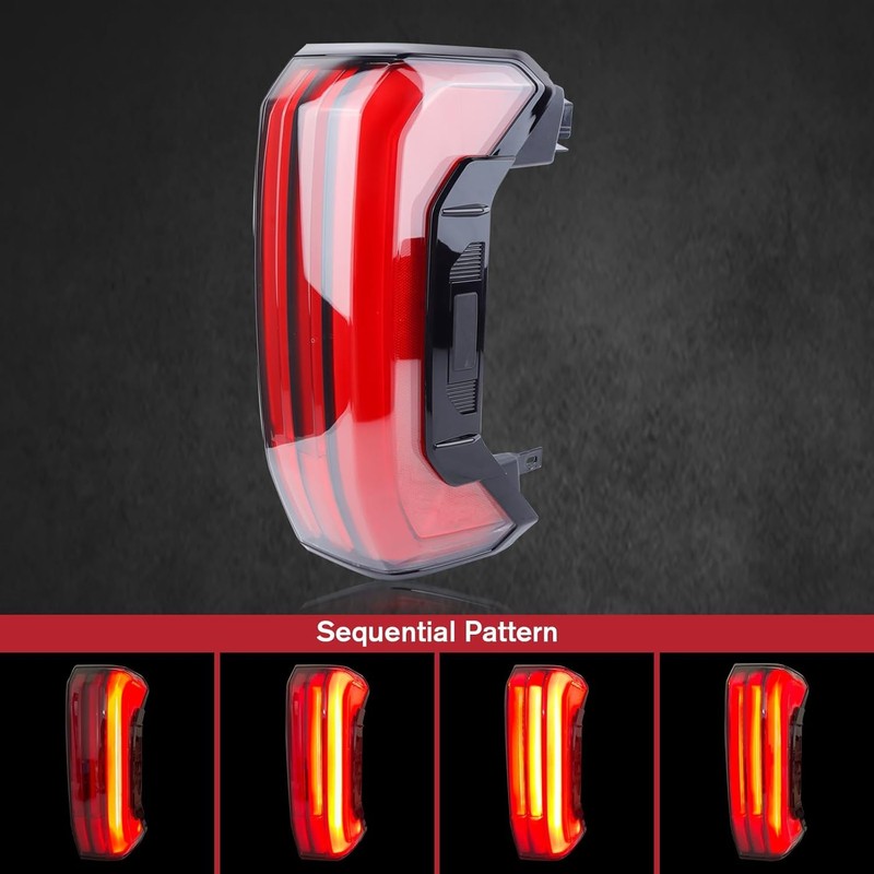 Replacement Passenger Right Side Full Led Tail Light Lamp with