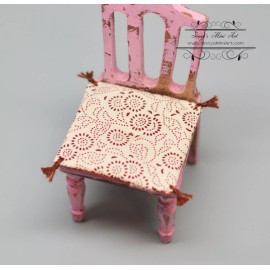 SMA 1:12 Dollhouse Miniature Cushion Pad/ Pillow Pad/ Cat's Cushion/ Miniature Cush