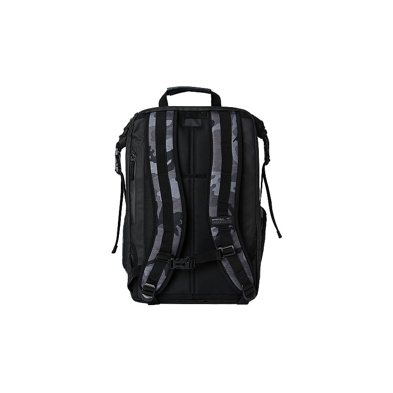 O'NEILL Mens Odyssey Trvlr 37L Backpack, Black Camo