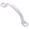 Hardware Essentials Utility Pull White Coating 3-3/4" 851569