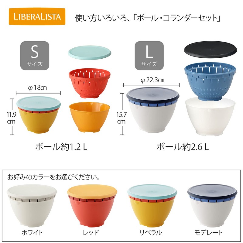 Squirrel Monkeys and The Ball Set Riberarisuta Ball Colander Set