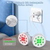 U UZOPI Pool Lights, Upgraded Rechargeable Submersible LED Lights with