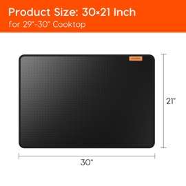 Fireproof Stove Cover, Heat Resistant Stove Top Covers for Electric Stove, 30x21 Inch Glass Stove Top Cover Oven, Waterproof Cooktop Cover, Electric Stove Top Cover Mat, Glass Stove Top Protector