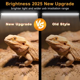 LUCKY HERP T8 15W UVB 10.0 Reptile Light, 18inch UVA UVB Reptile Light Bulb 2 Pack, Fluorescent Lamp for Reptiles Amphibians Lizards Chameleons