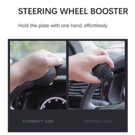 Car Steering Wheel Booster Steering Wheel Spinner Knob 360 Degree Rotation Steering Wheel Knob Ball Labor-saving One Hand Steering Booster Car Accessories