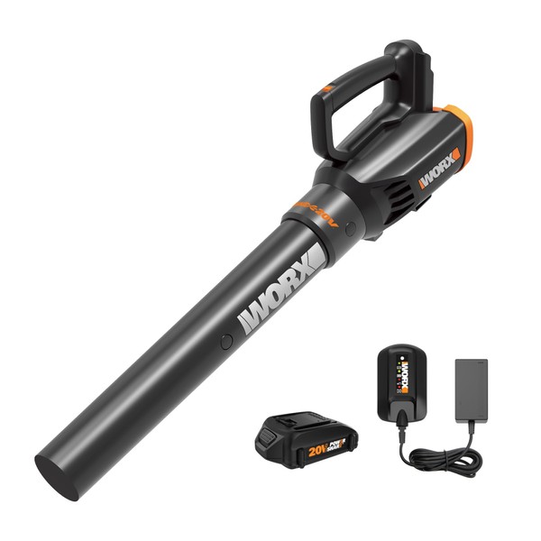 WORX 20V Turbine Cordless Two-Speed Leaf Blower Power Share - WG547 (Battery & Charger Included)