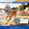 Nanaki Anti- Sunburn Dog Ear Cover, Cooling Snood for Hot
