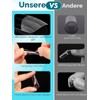 Adonafy Tips for Gel Nails, Pack of 240: Soft Gel