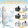 16 Packs Replacement Filters Compatible with Downy Paws Cat Water