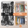 Closet Rods for Hanging Clothes 17 to 87 Inches Metal