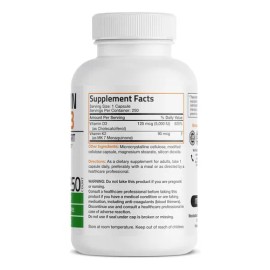 Vitamina K2 90mcg + D3 5000iu 2 En 1 250 Caps Deal Eg D15 Sabor Sin Sabor