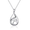 TANGPOET Ash Necklace 925 Sterling Silver Urn Necklace for Ashes