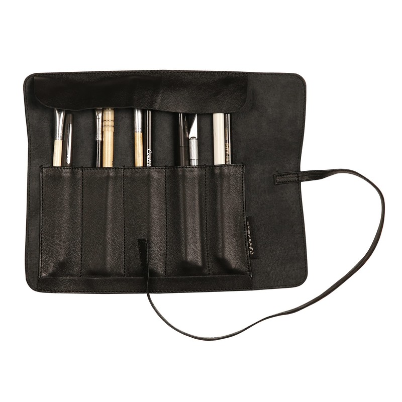 Clairefontaine - Ref 930026C - Flying Spirit Leather Pencil Case