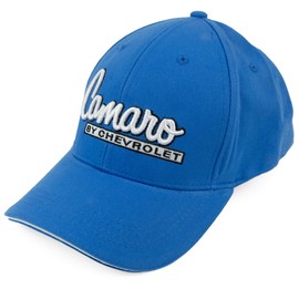High End Motorsports Blue Camaro Hat with Embroided Logos