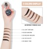 SHEEYOON Eyebrow Stamp Stencil Set, Eyebrow Pomade with 10 Simple