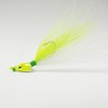 (Chartreuse) ‎Key West Bonefish Bucktail Jigs - 30° Angled -