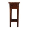 Sunset Trading Cottage Narrow Side Table with �Java CC-TAB1792S-OJ