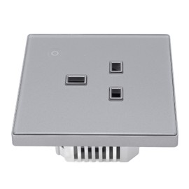 Smart Outlet, UK Plug 95-245V Energy Saving Smart Socket ABS Shell for Home (for Zigbee Type)