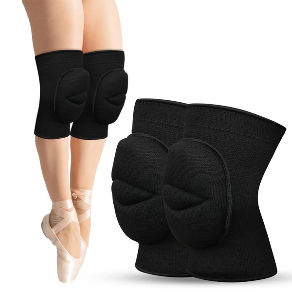 flintronic Volleyball Dance Knee Pads, Thick Sponge Work Knee Pads,