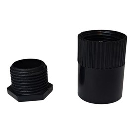 20mm PVC Female Conduit Adaptor Black– Pack of 2