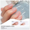 Morovan Clear Builder Gel for Nails: UV/LED Hard Gel Kit