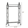 Standing Towel Rack for Bathroom,3-Tier Floor Freestanding Towel Racks with