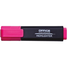 Office Products Highlighters Bright Pack of 10 Colour: Pink/Highlighter Textliner Non-Toxic Ink, Chisel Tip Fluorescent Colours, High Quality/Line Width 1-5 mm