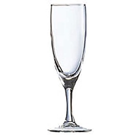 Arcoroc Princesa Champagne Flutes 5.3oz / 150ml - Pack of 6 | Champagne Glasses, Wedding Flutes - Tempered Glassware from