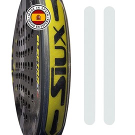 NAYAINOVA Pack of 2 Transparent Padel Racket Protectors 35 x 370 mm Lightweight Strong and Durable Padel Accessories Made in Spain