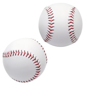 YDHfdc 2 Pcs Baseball Standard 9-Inch One Soft And One Hard Baseball Ball for Practice & Games Rounders Ball Training Baseballs for Outdoor Sports for Youth And Adult