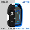 for GMC Key Fob Cover with Keychain, Key Case Shell