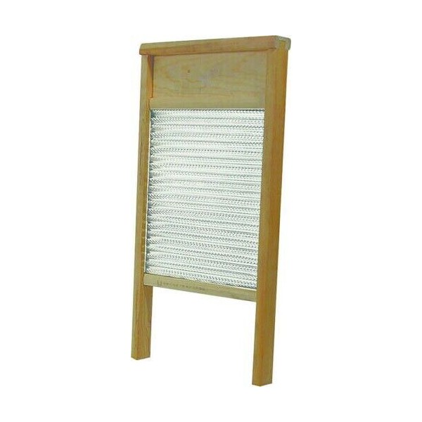 Magnolia Brush Small Galvanized Wash Board Scrub Board - 15