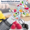 UTEBIT Gray Water Bottle 32oz, Motivational and Leak-Proof Water Cup